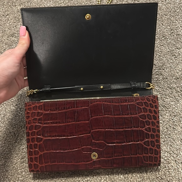 YSL Croc Chain Wallet - Picture 4 of 5